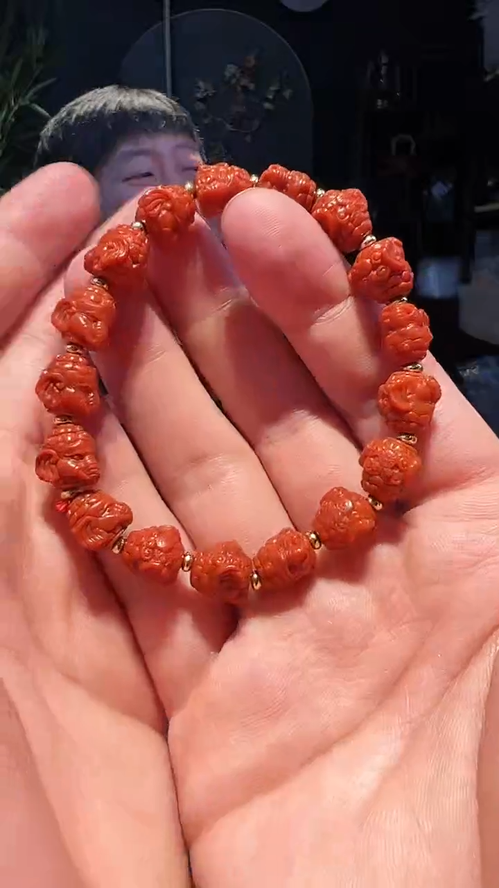 【闪购商品】南红玛瑙手串未镶嵌单圈