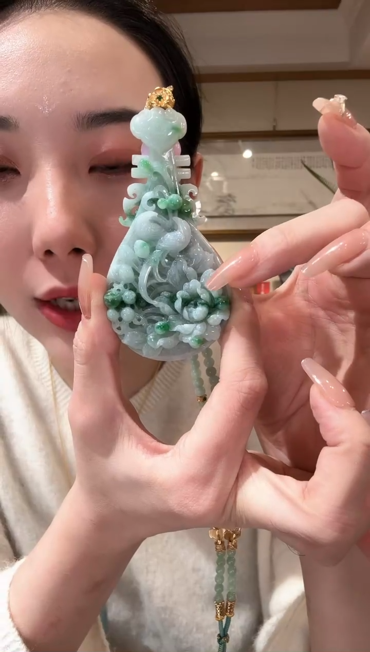 【闪购商品】翡翠颈饰未镶嵌国风