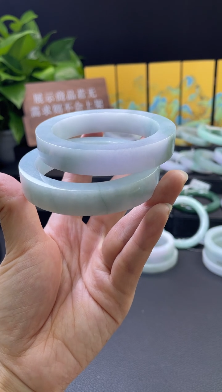 定制翡翠手镯未镶嵌天然缅料A货翡翠毛胚定制