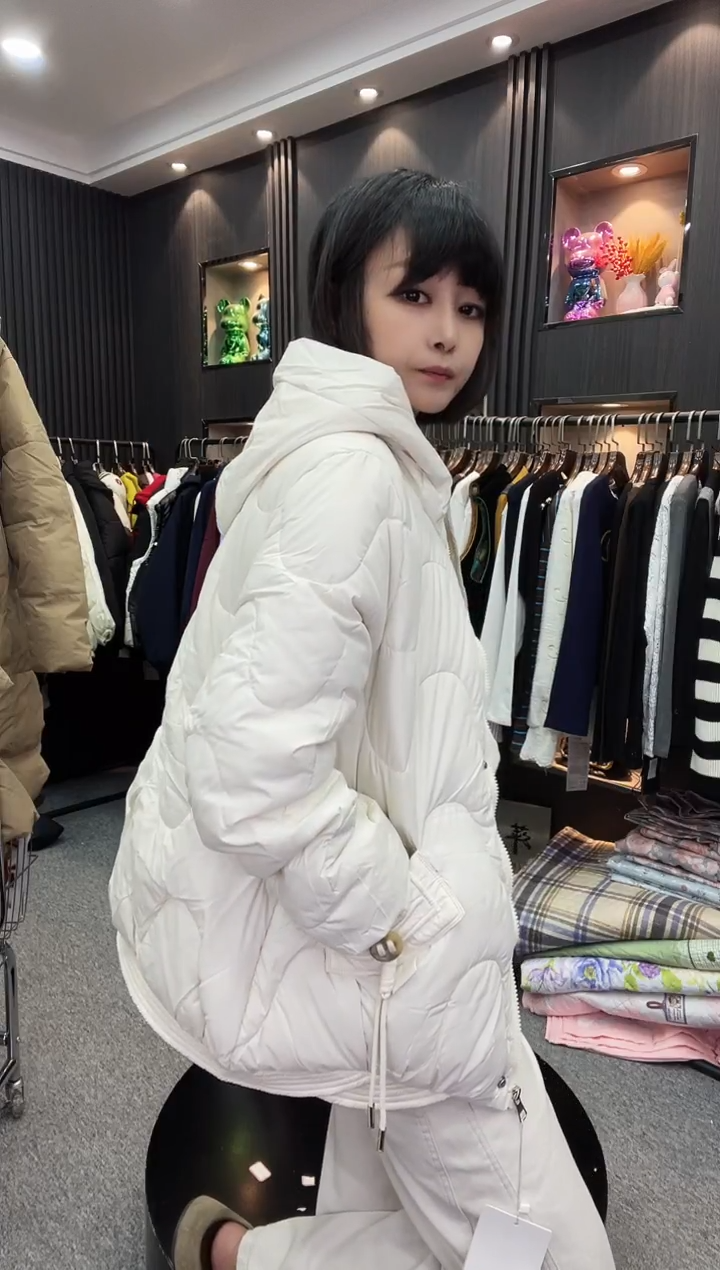 803白色棉服-----