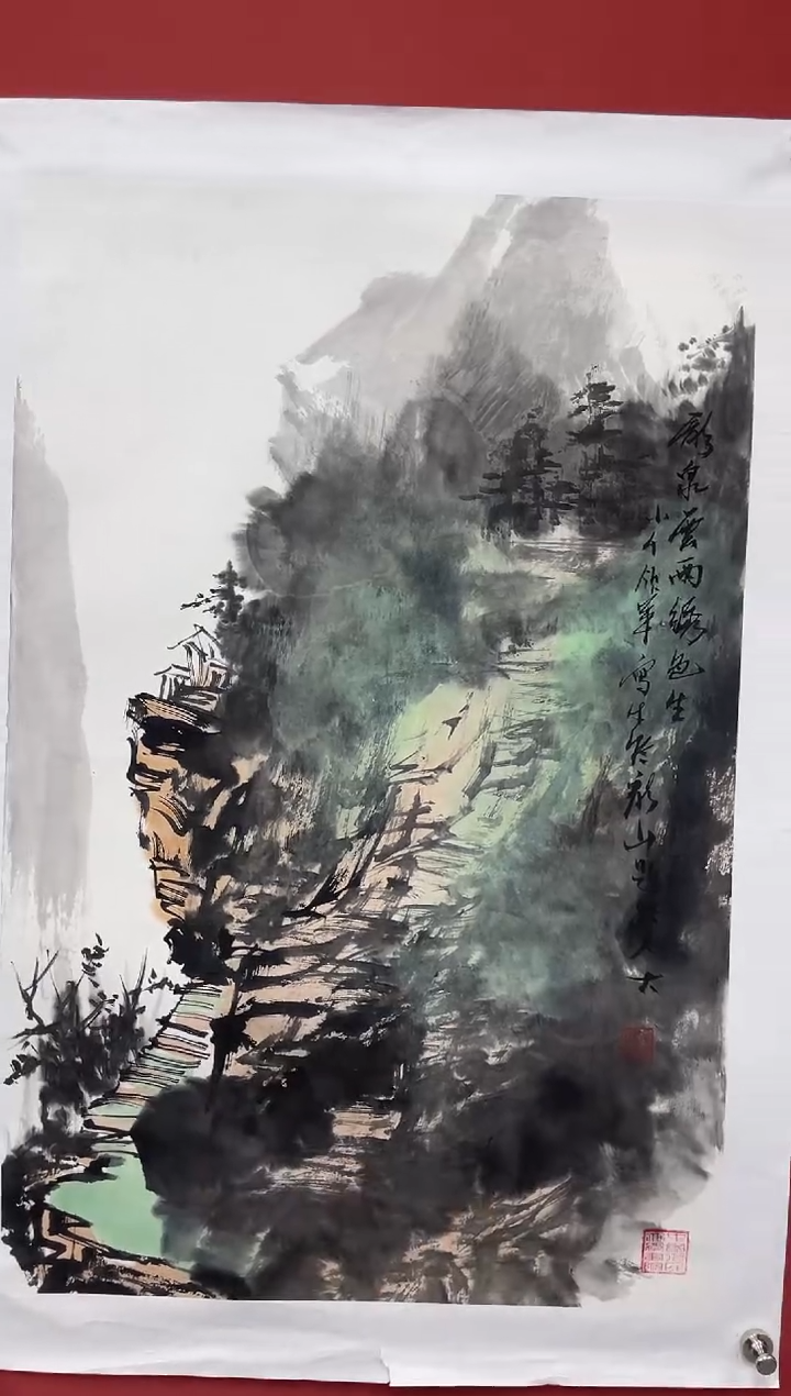 【闪购商品】国画张领军2.7平尺画作-5