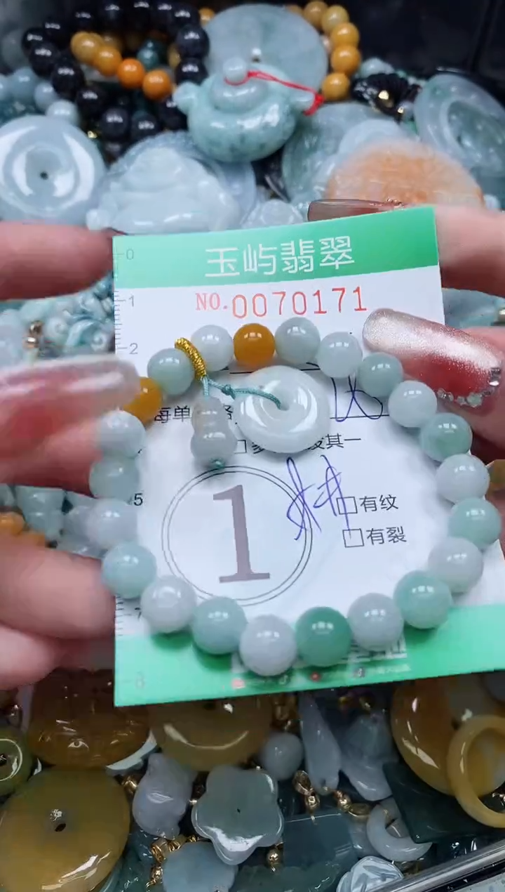 【闪购商品】翡翠颈饰未镶嵌闪购0070171多样性发其一