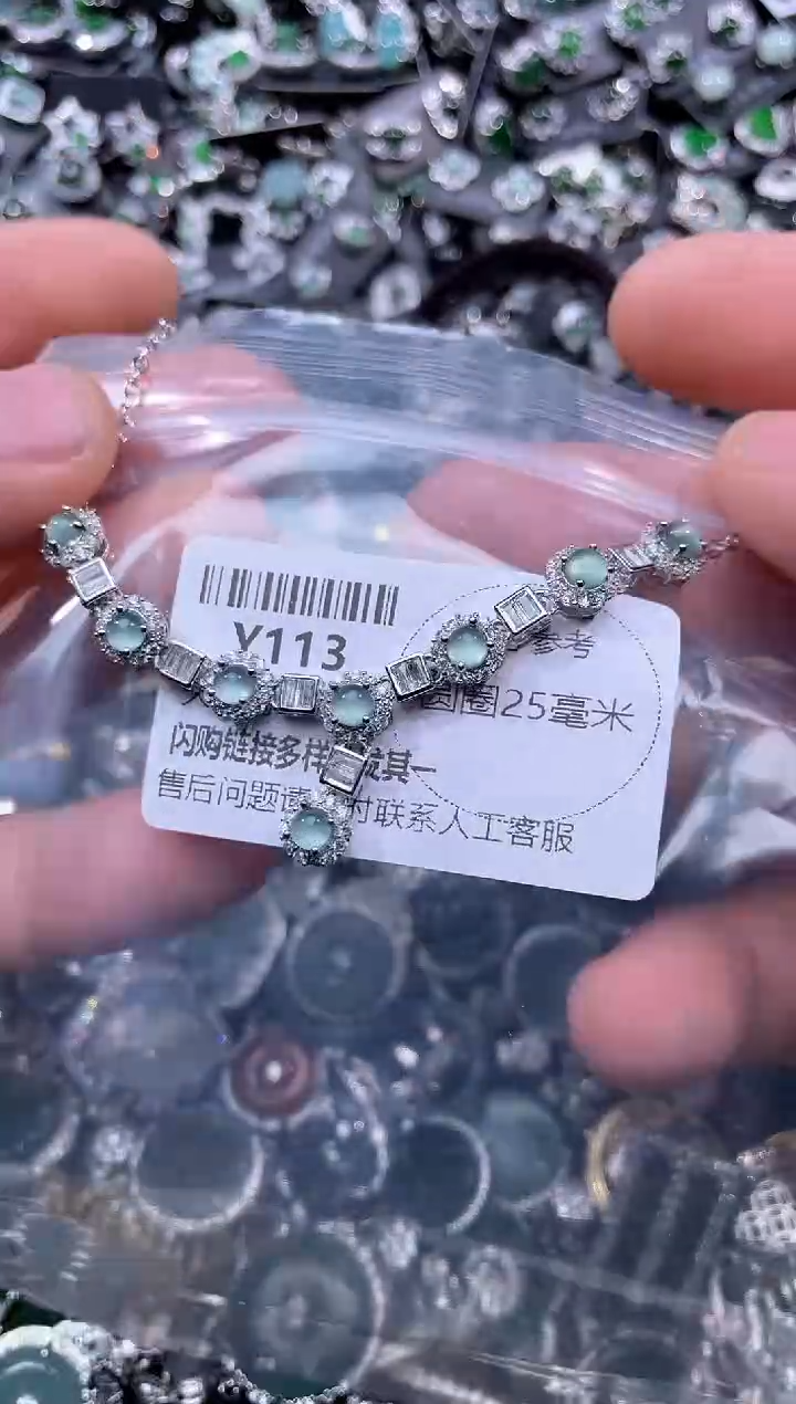 【闪购商品】翡翠颈饰未镶嵌Y113项链