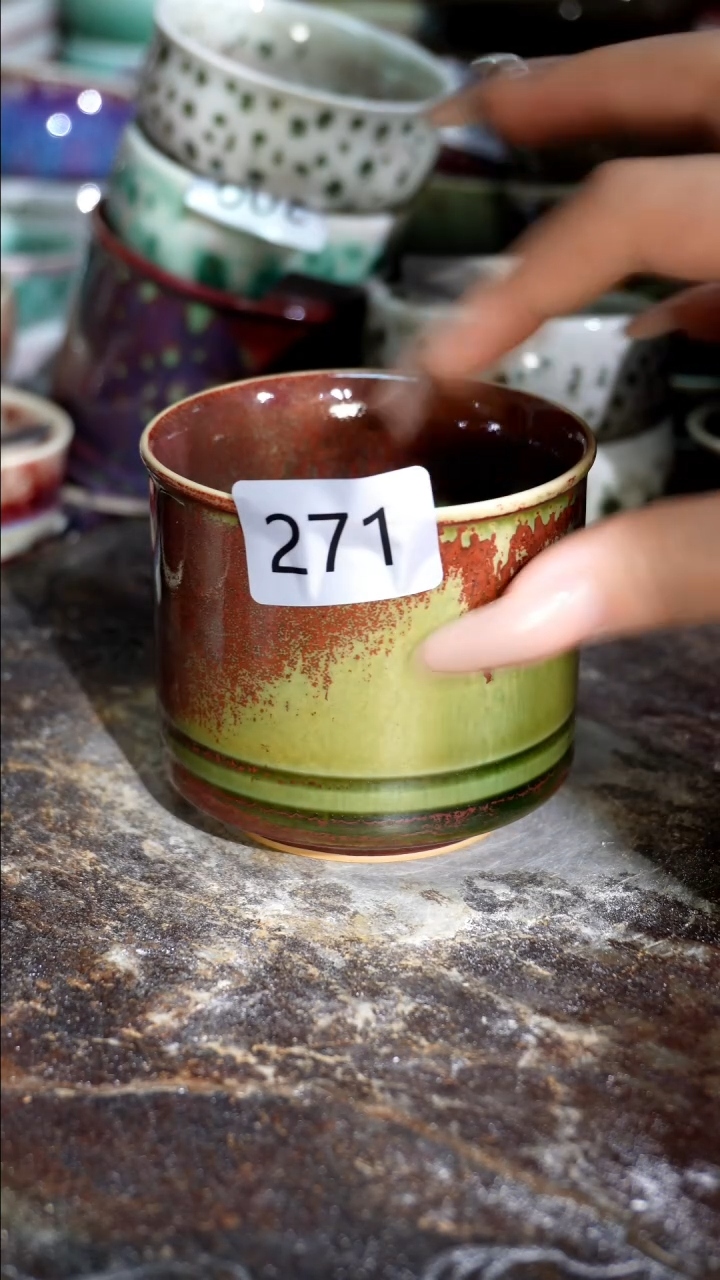 摆件精品窑变钧瓷茶器