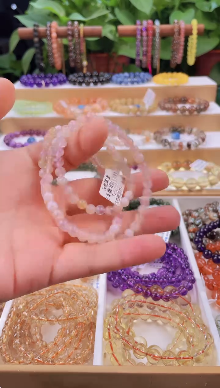 【闪购商品】水晶手链未镶嵌樱花玛瑙