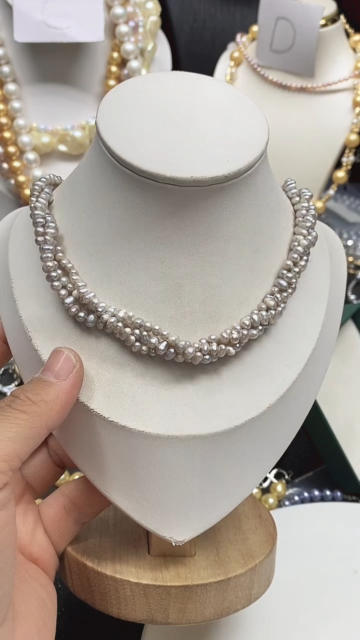 淡水珍珠未镶嵌颈饰多人
