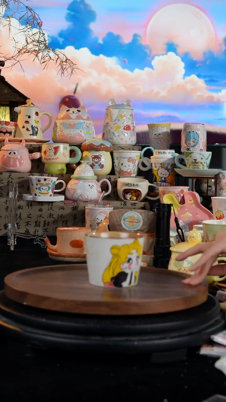 陶瓷便携款手工手绘景德镇陶瓷