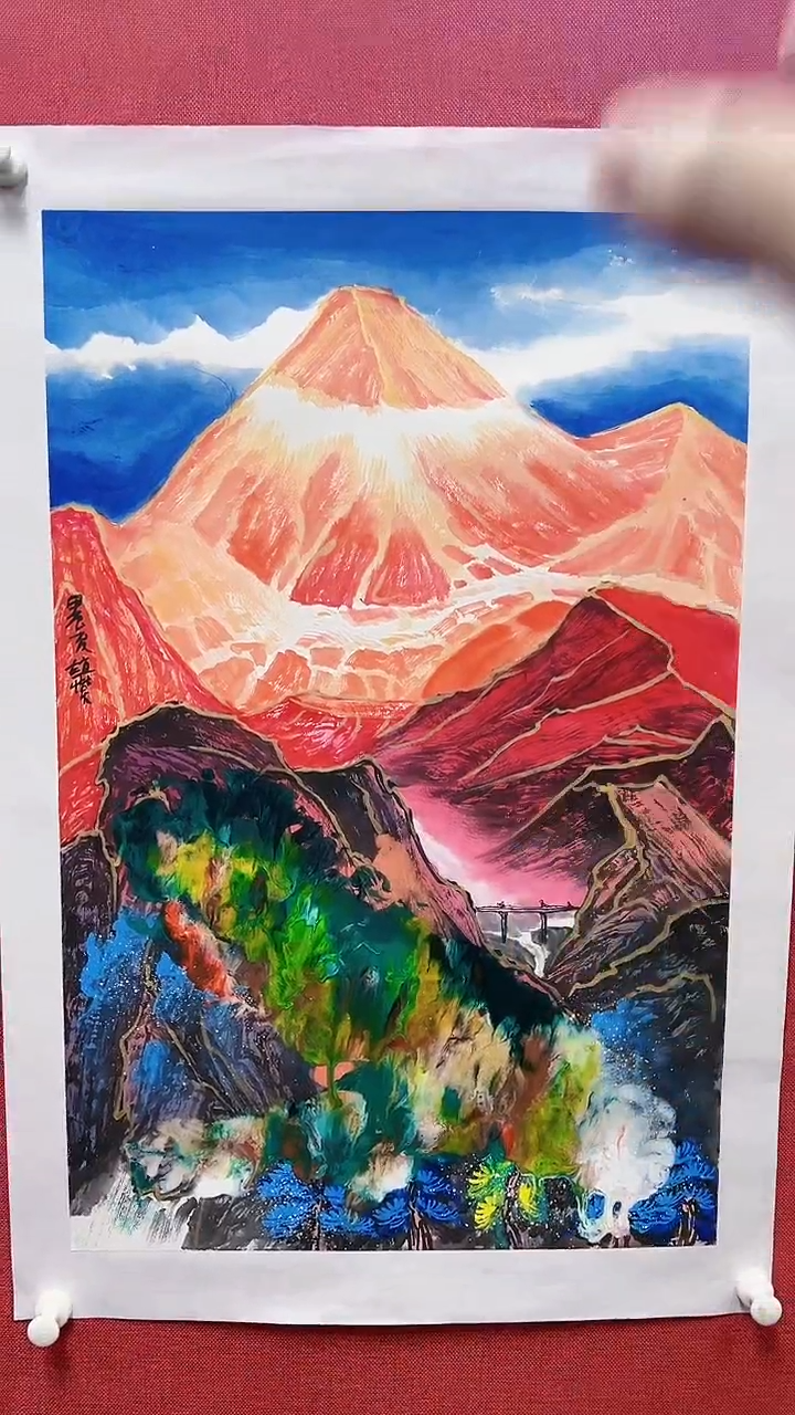 【闪购商品】绘画赵燮绘画2.7平尺抽象山水