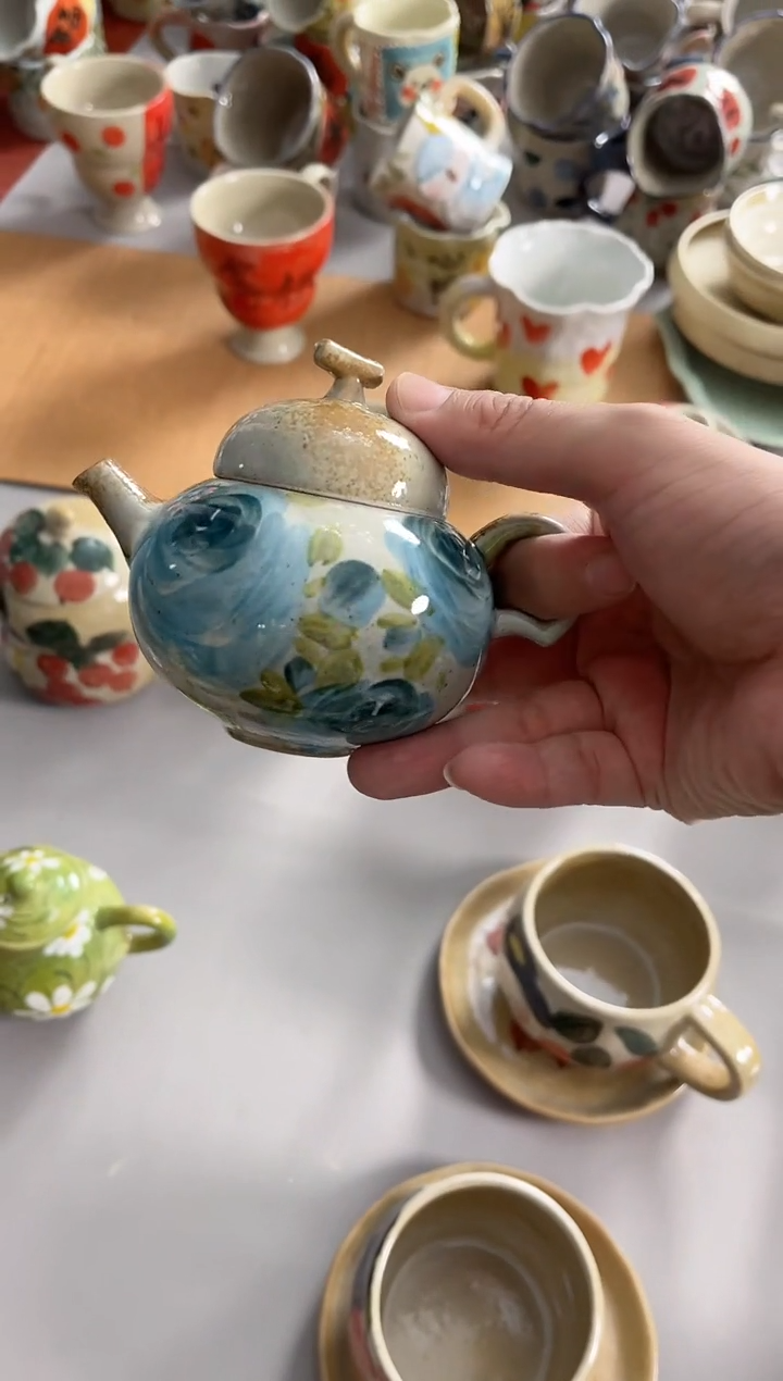 【闪购商品】瓷片景德镇手绘高温釉下彩陶瓷