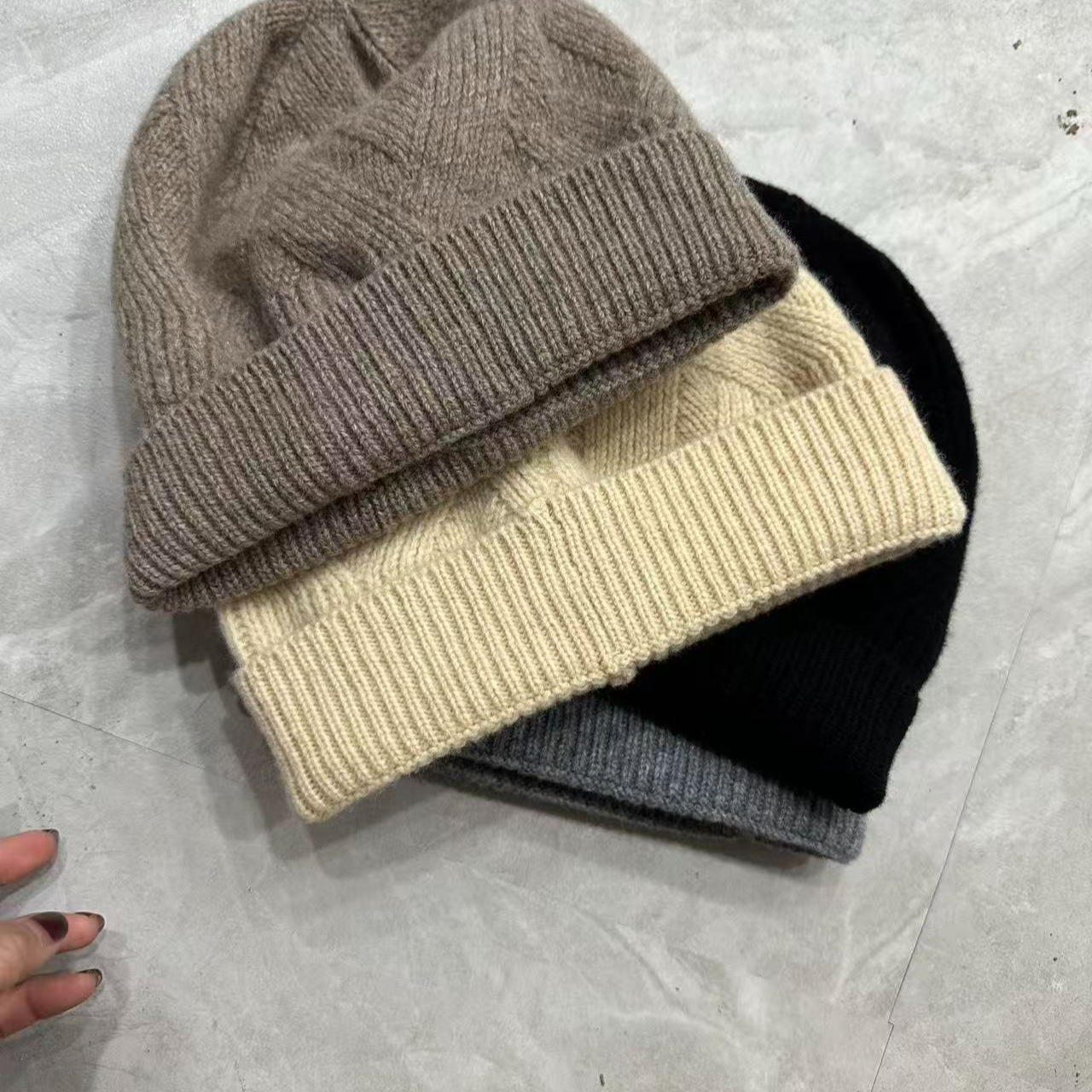 加厚席编款羊羊羊帽子