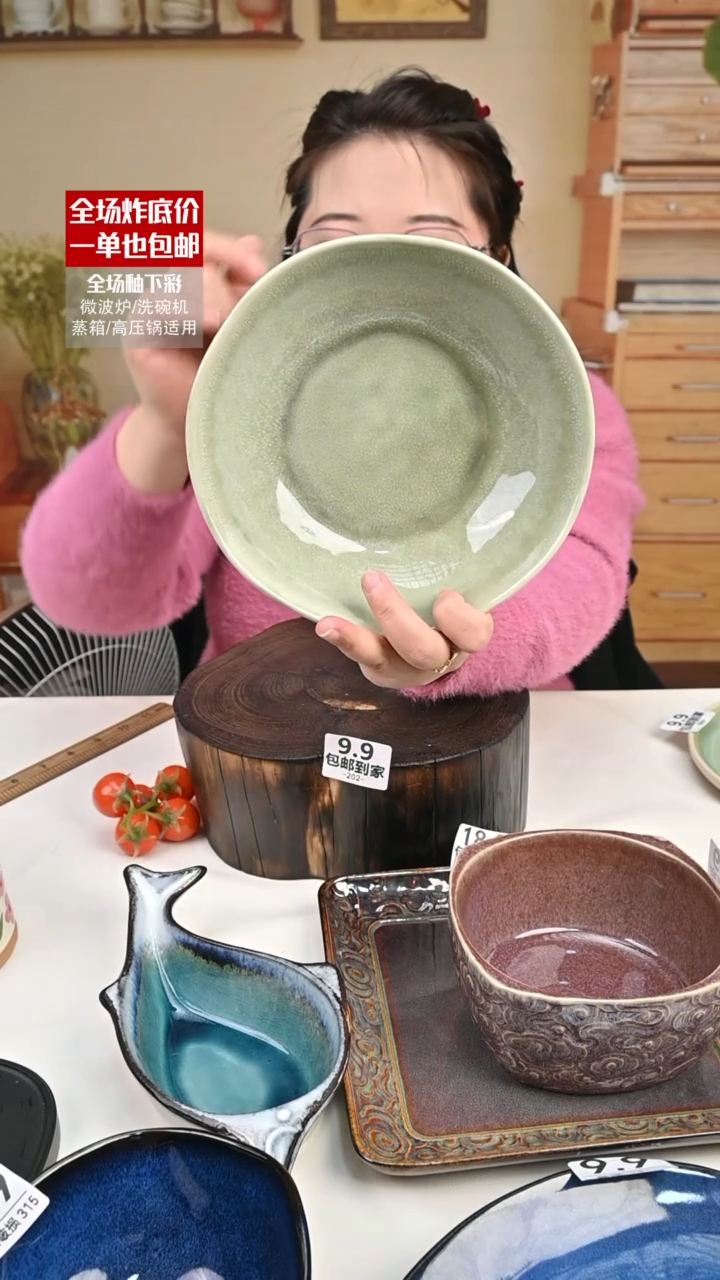 【闪购商品】瓷【外贸捡漏】菜碗（默认微瑕）202