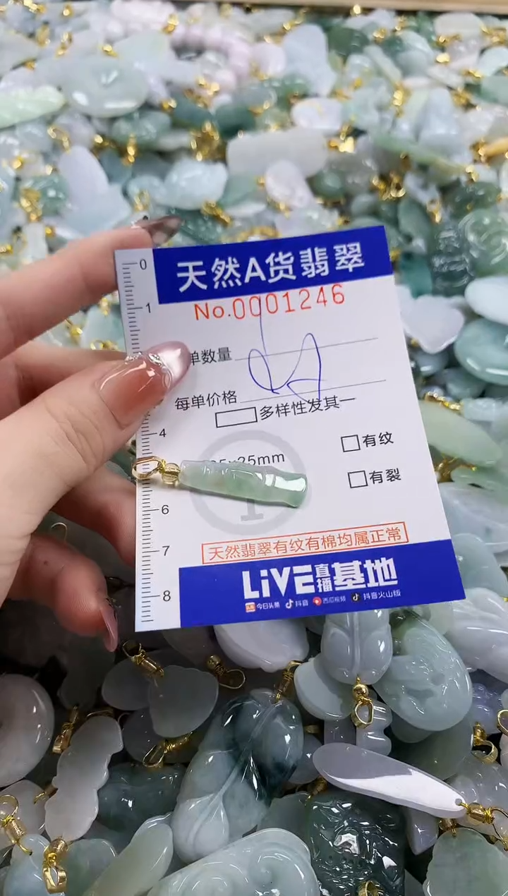 颈饰未镶嵌翡翠天然A货翡翠