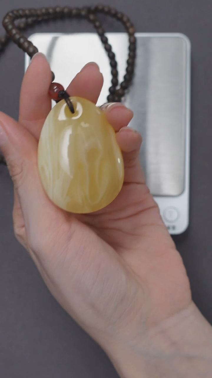 【闪购商品】琥珀颈饰未镶嵌蜜蜡吊坠-