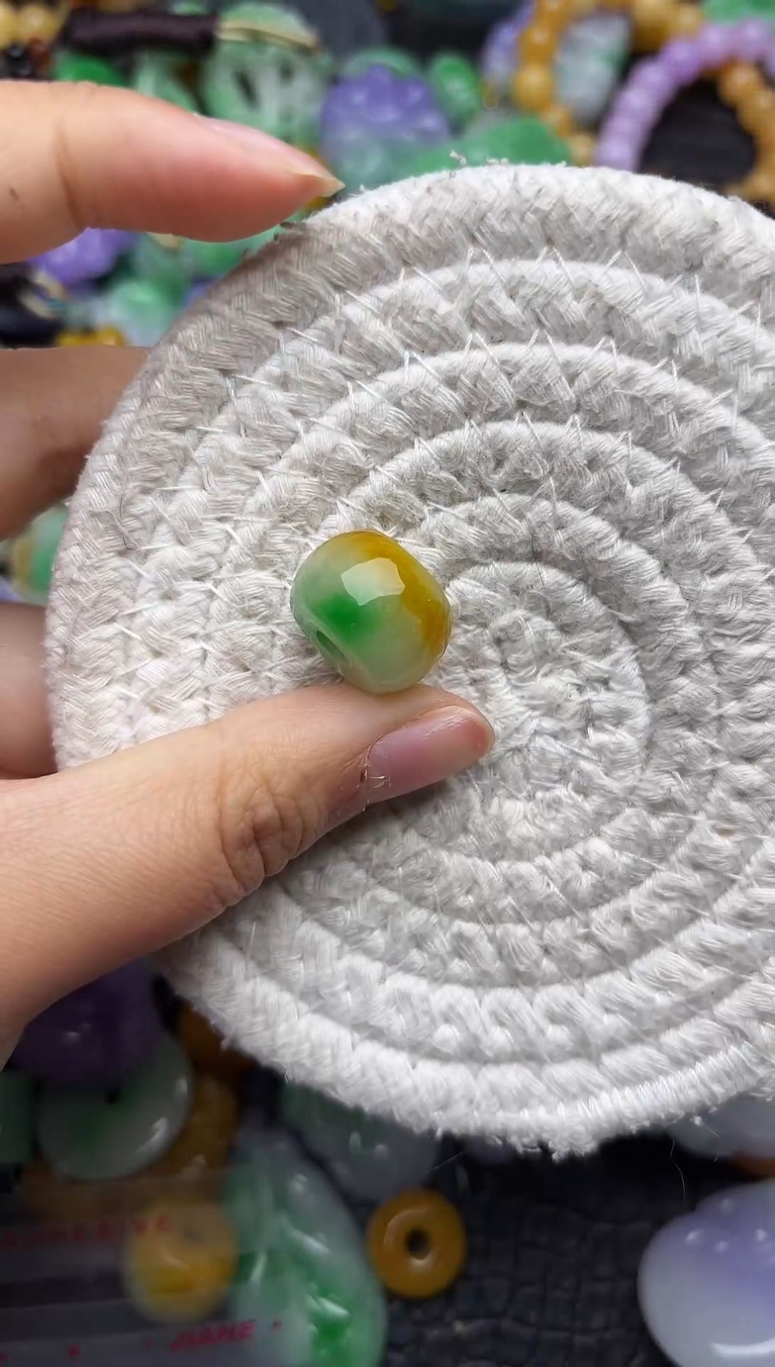 颈饰未镶嵌翡翠缅甸翡翠吊坠