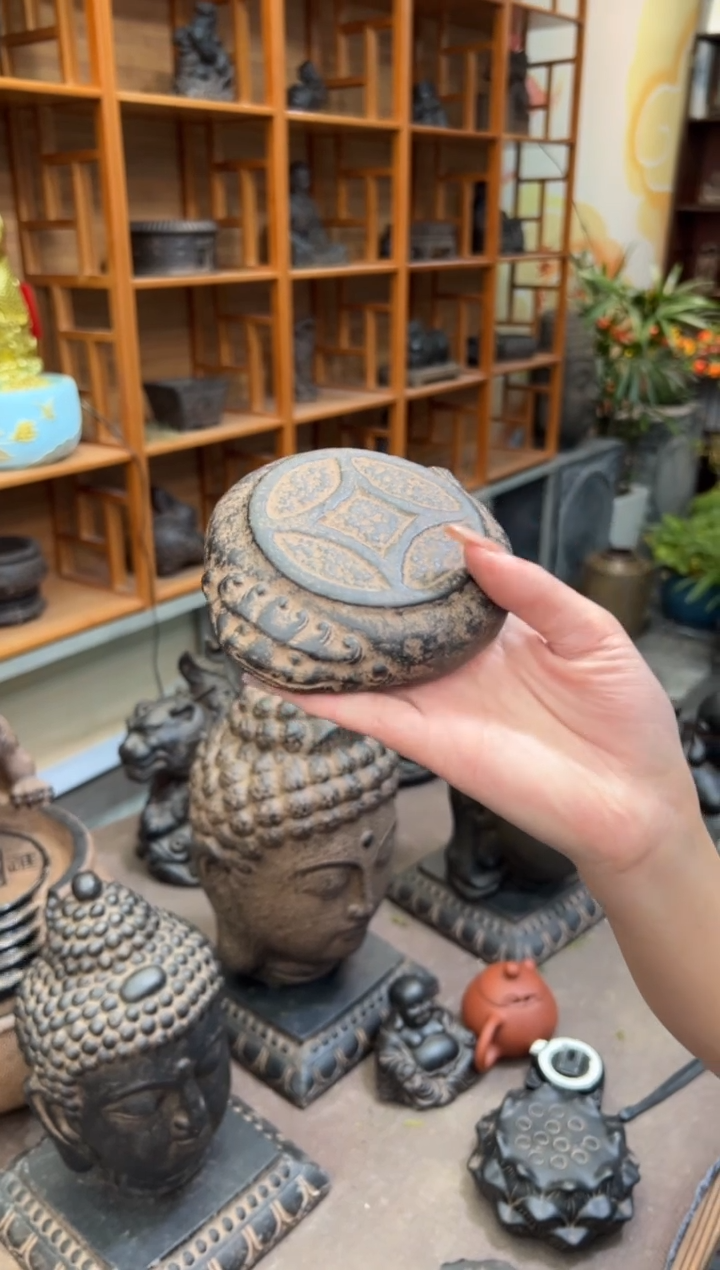 陶土【火山泥】金蟾小底座