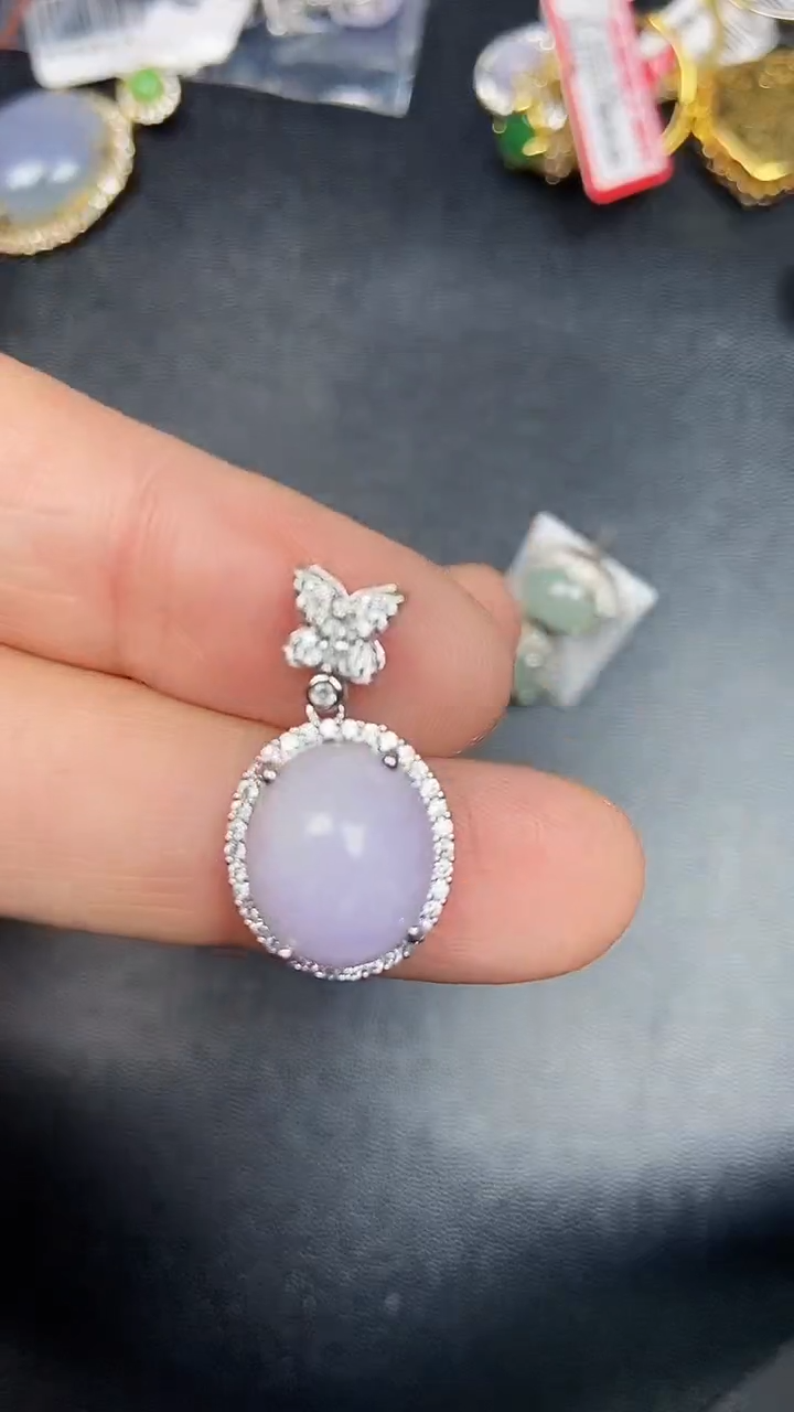 银S925镶嵌戒指翡翠1170