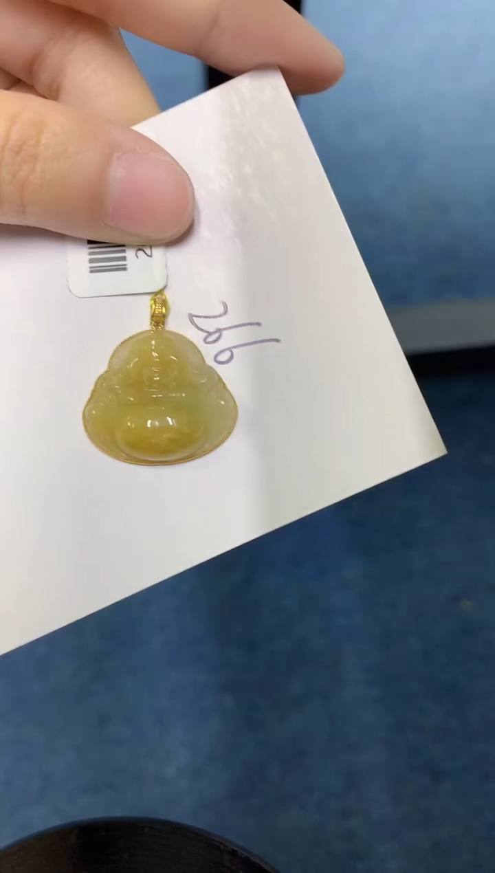 【闪购商品】翡翠颈饰18K金镶嵌000000000