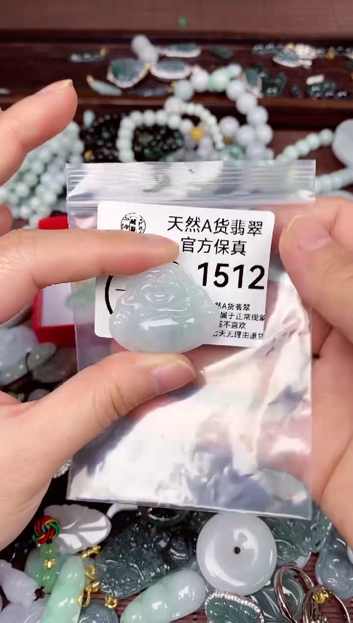 【闪购商品】翡翠颈饰未镶嵌天然A货翡翠1512