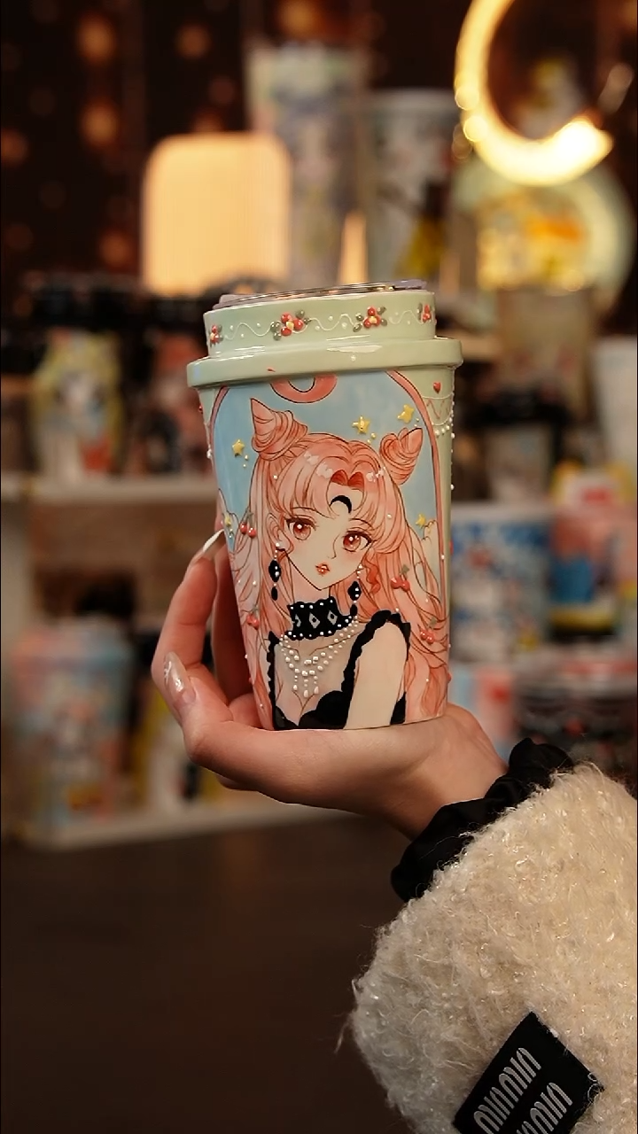 （玉泥）景德镇手工手绘文创陶瓷杯