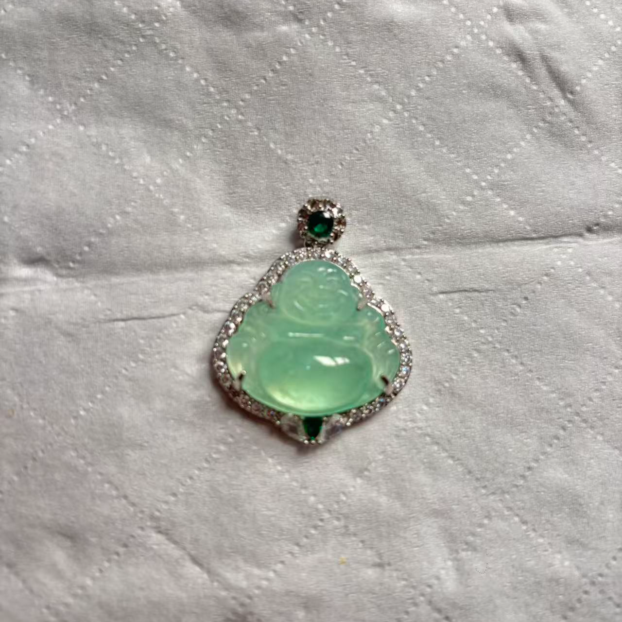 首饰袋 031/冰种蓝水佛公吊坠玉石男女佩戴佳品随机发货