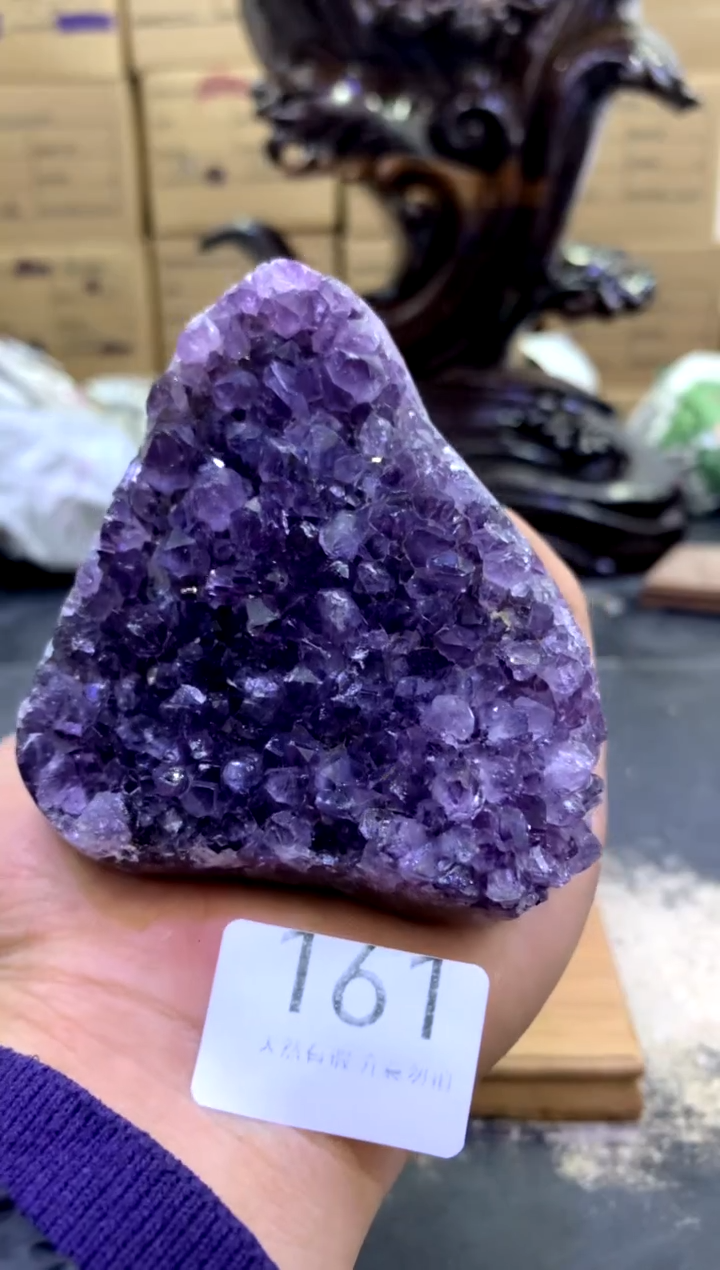 【闪购商品】水晶摆件未镶嵌天然紫水晶摆件161