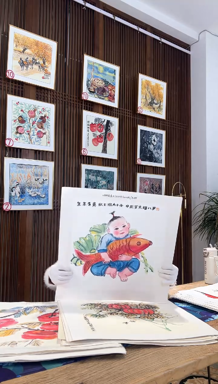 版画版画耿玉琨名章限量版画S