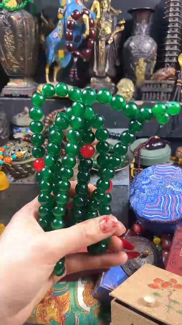 【闪购商品】和田玉颈饰未镶嵌【闪购商品】108和田玉项链