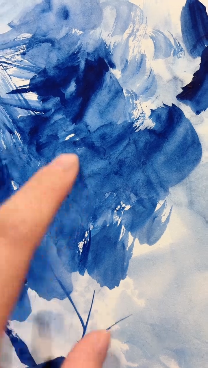 国画秦燕格国画手绘作品Y23