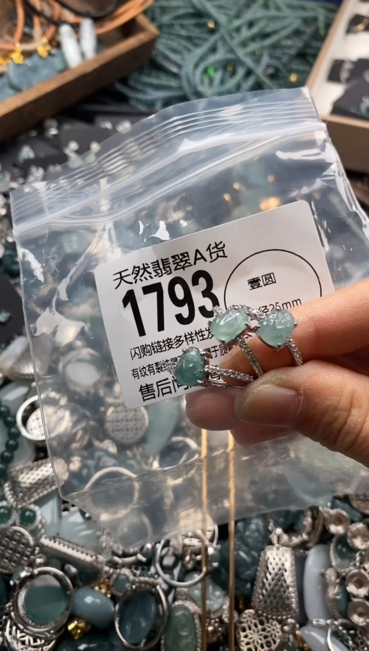 【闪购商品】翡翠颈饰未镶嵌多样性发其一1793