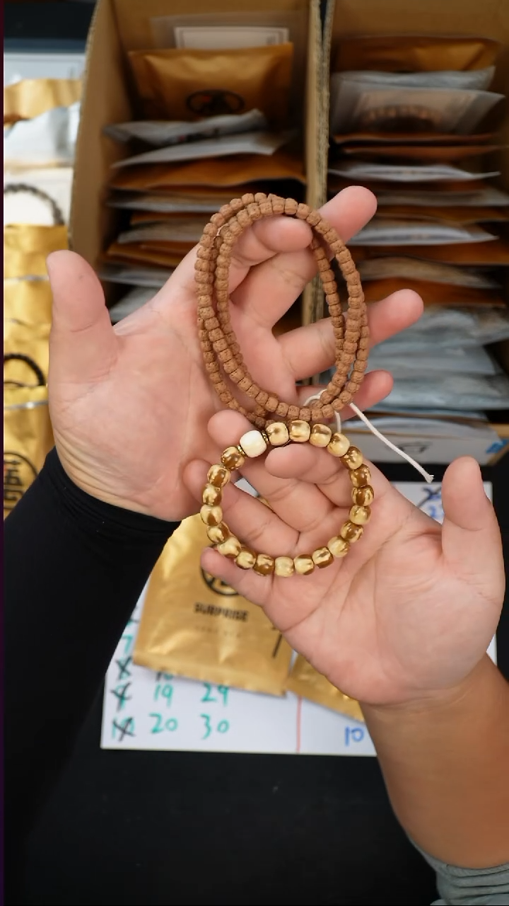 手串金刚菩提08文玩手串2条 