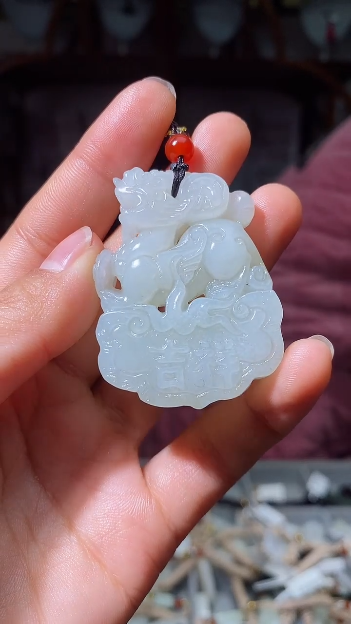 【闪购商品】和田玉挂件未镶嵌1