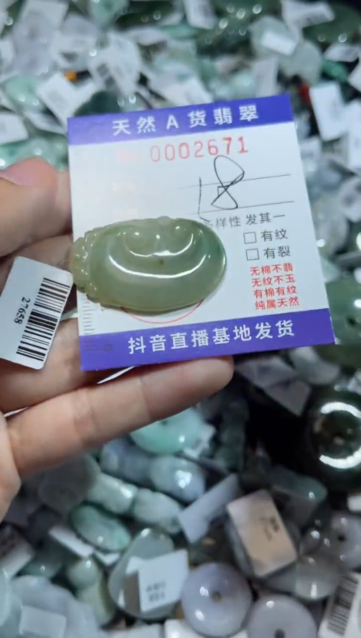 【闪购商品】翡翠颈饰未镶嵌00002671