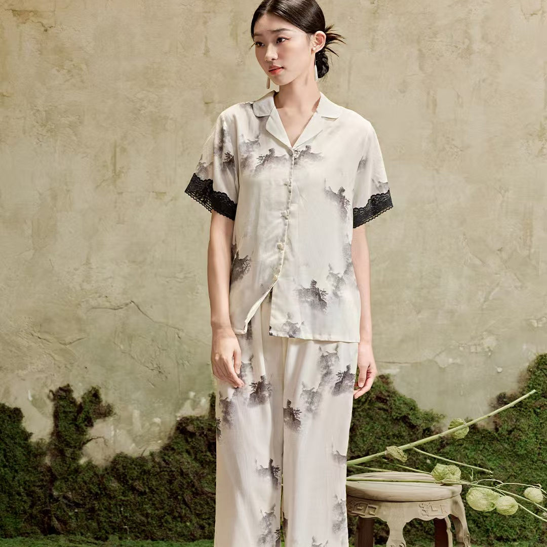 【家居服女】漫画蕾丝边家居服套装1225521120809