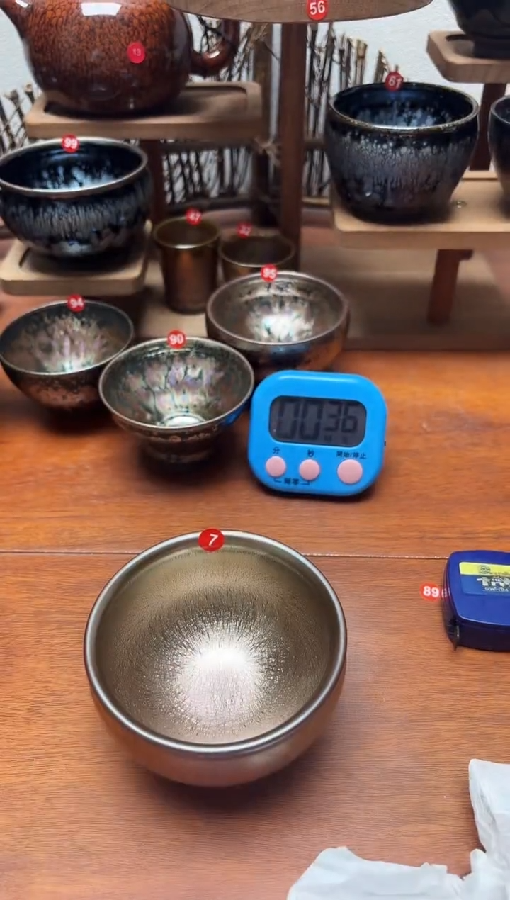 茶盏এ****༊7号建盏工匠茶器