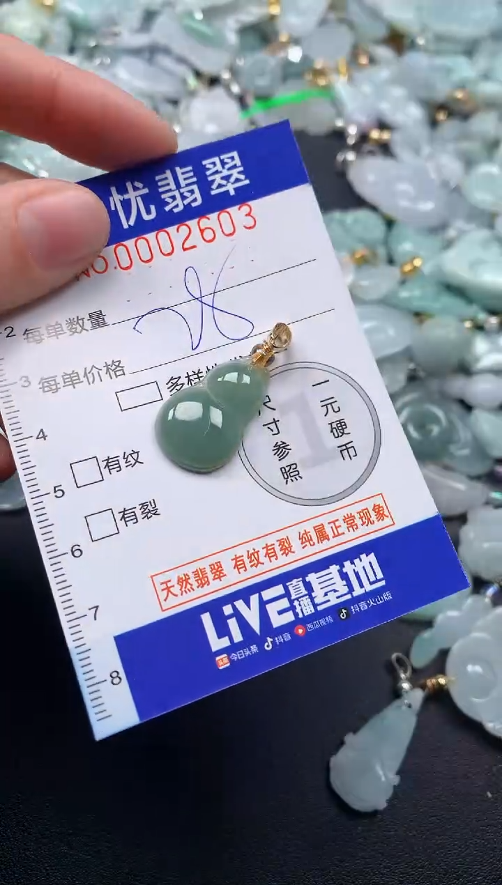 颈饰未镶嵌翡翠2603