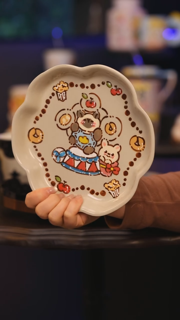 【闪购商品】摆件景德镇釉下彩绘设计师款式陶瓷