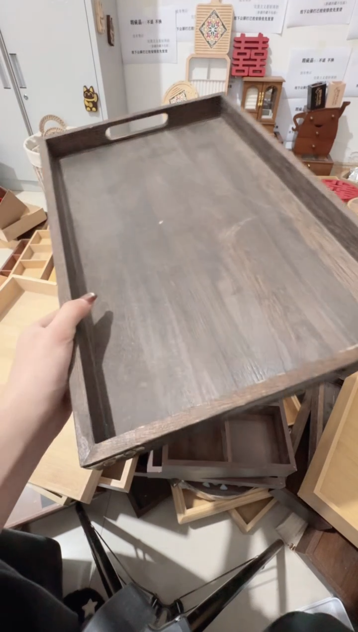 桐木大托盘微瑕拍下不退不换无售后