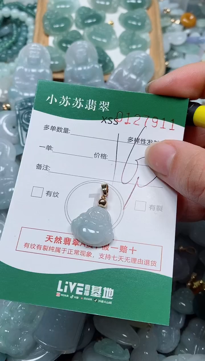 【闪购商品】翡翠颈饰未镶嵌闪购商品0127911