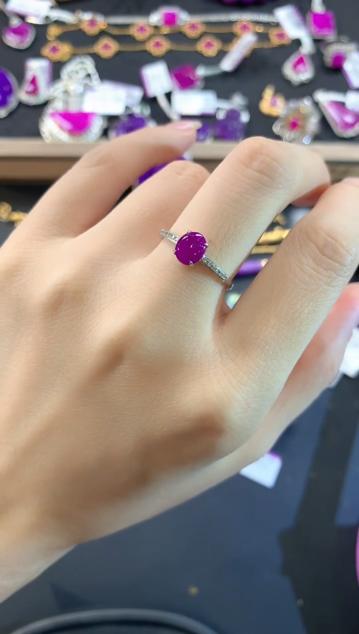 【闪购商品】苏纪石（舒俱来）.18K金镶嵌舒俱来戒指