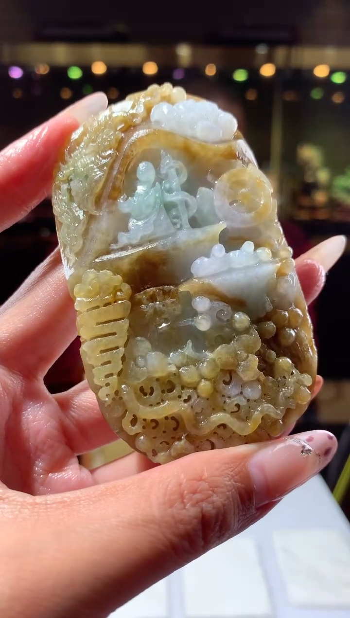 【闪购商品】定制翡翠未镶嵌挂件发货（拍一发一）