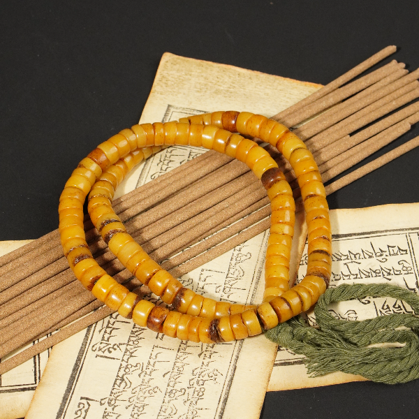 20世纪藏式念珠/LBT2303Z/古玩老串/律宝堂