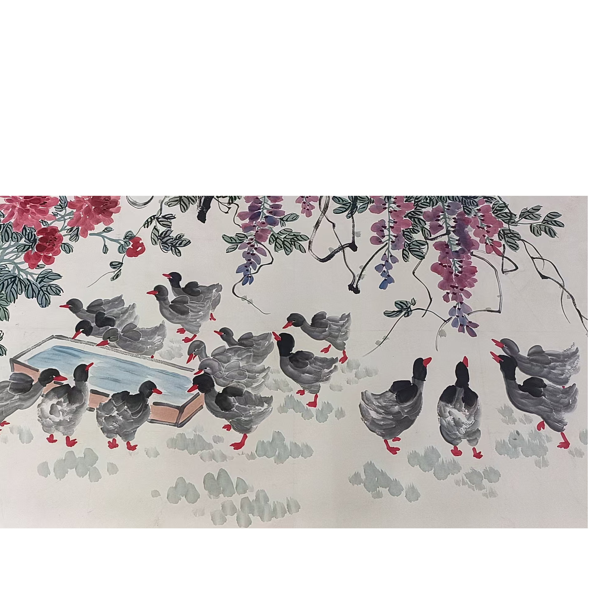 娄     小鸭子大画心175*95