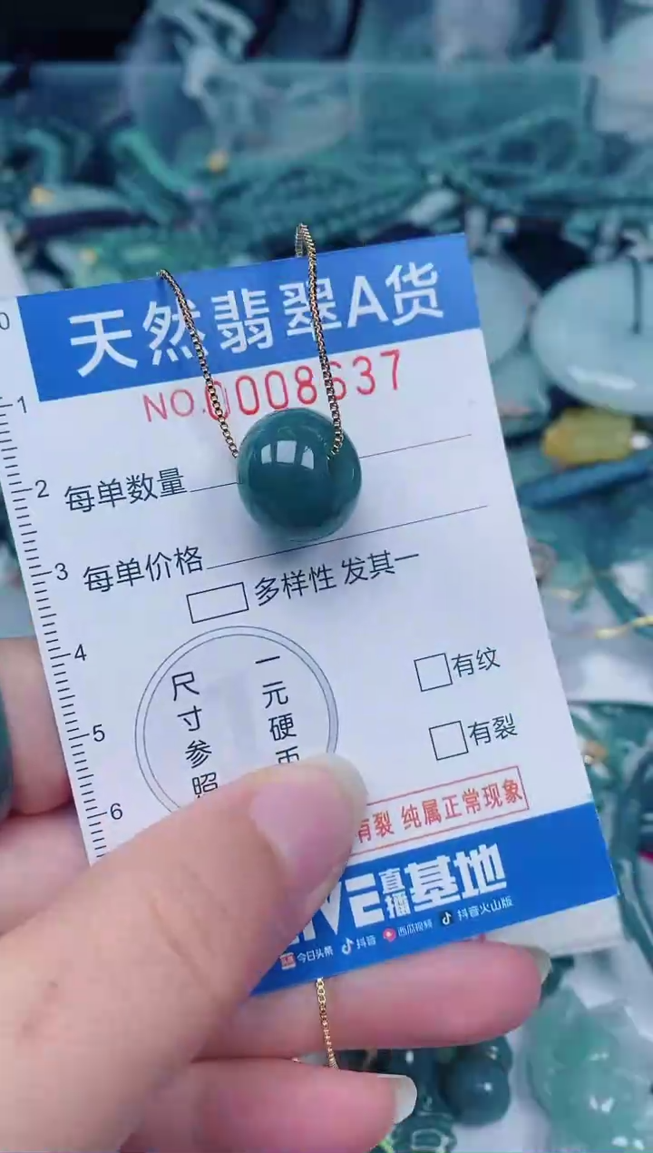 颈饰未镶嵌翡翠00008637