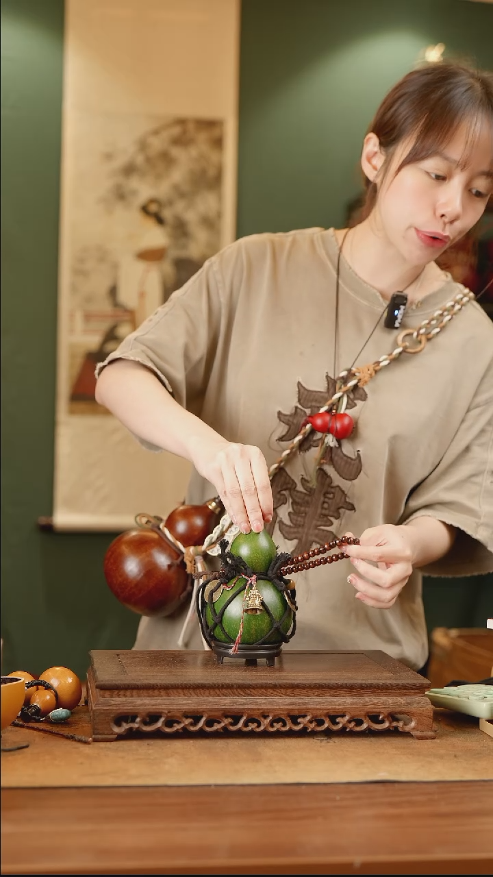 267号精品天然大漆酒葫芦一物一拍~