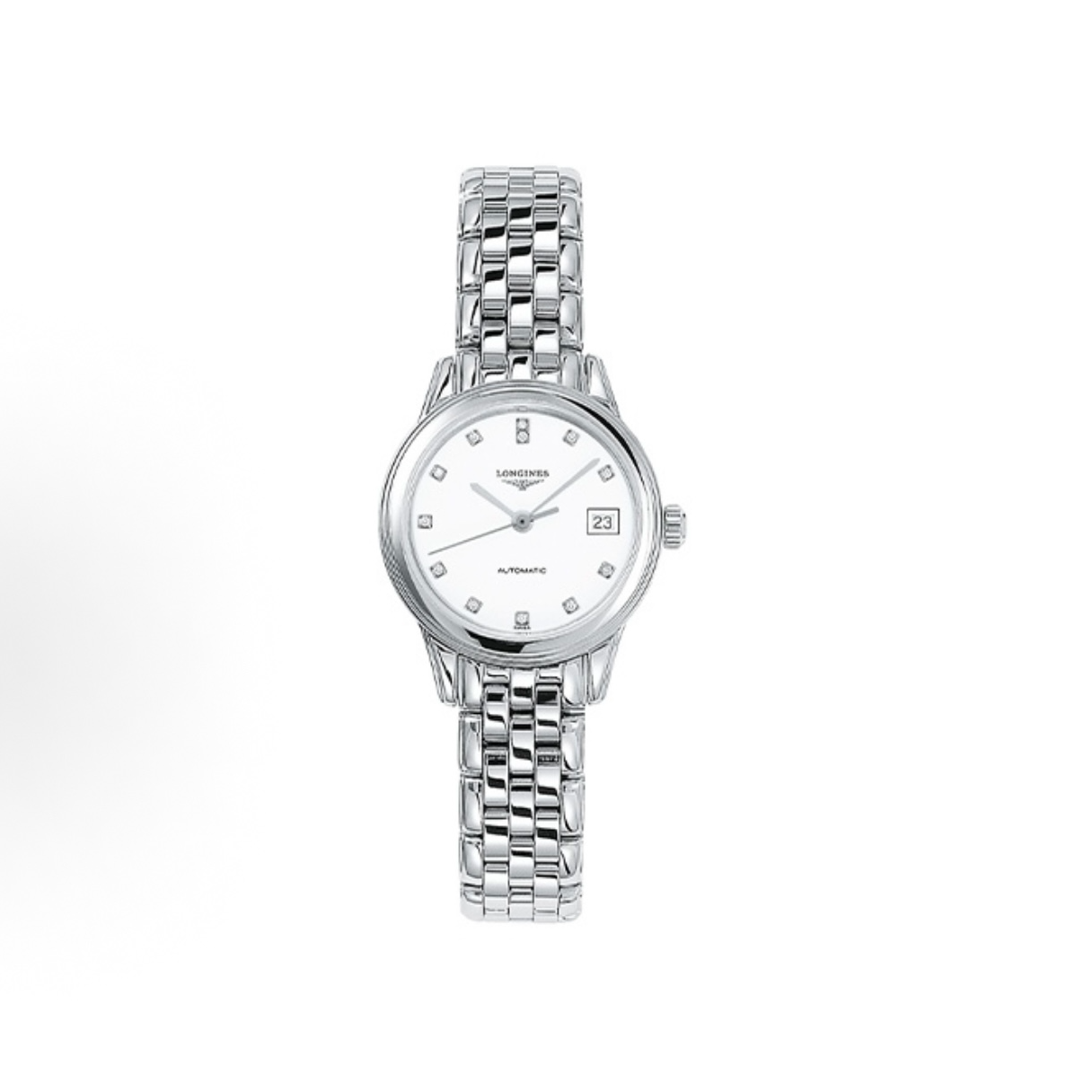 99新 Longines/浪琴 军旗系列/白盘/自动机械26MM/公价15100