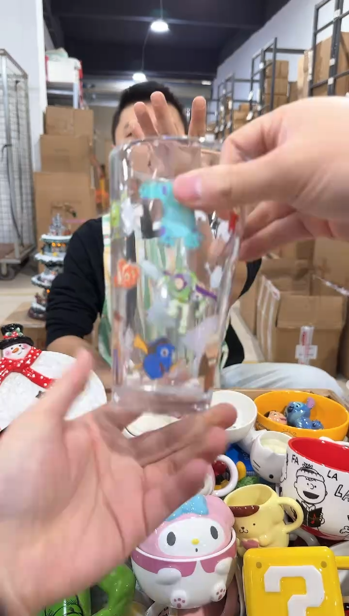 瓷片皮克斯合集玻璃杯