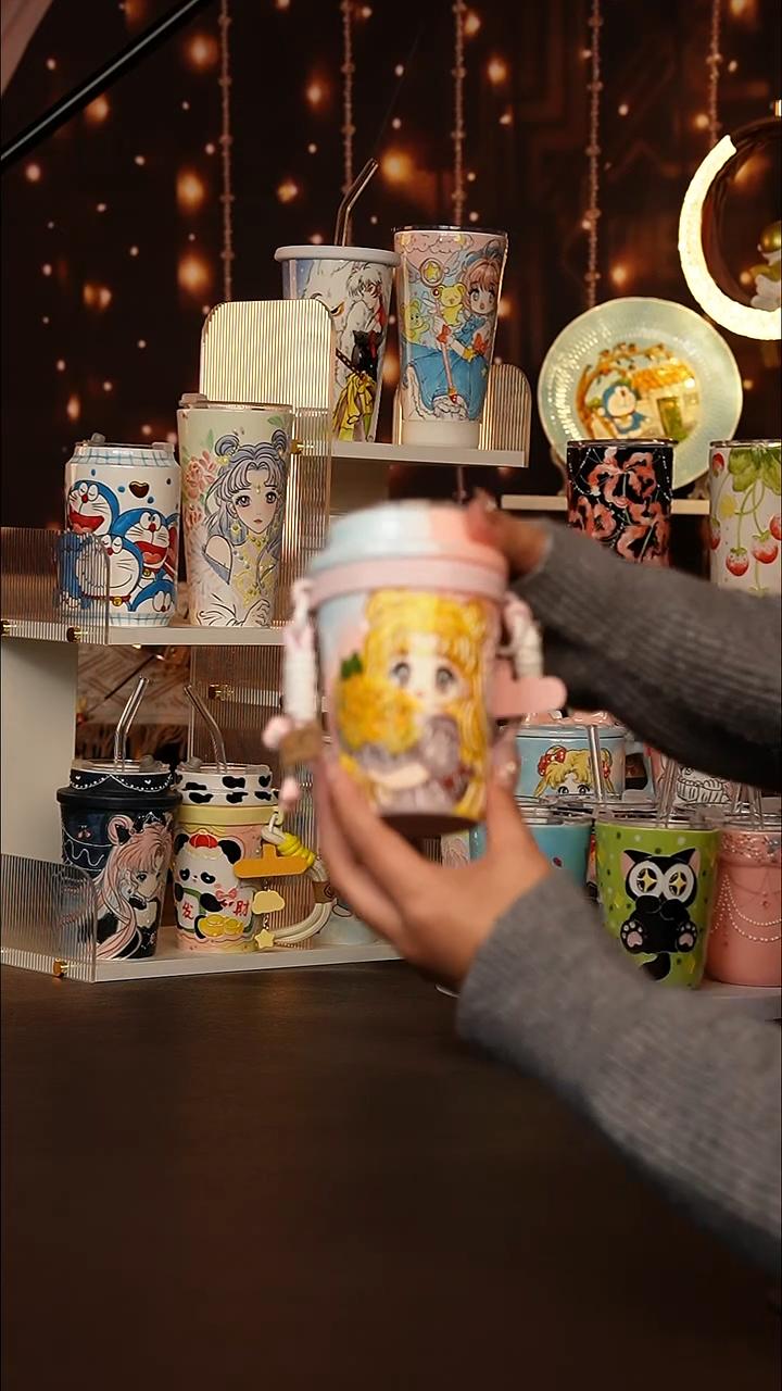 （玉泥）景德镇手工手绘文创陶瓷杯·