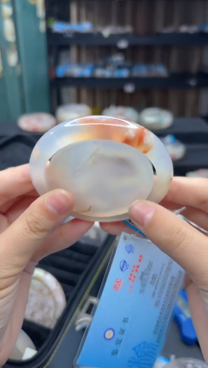 【闪购商品】石英质玉手镯未镶嵌89（58圈赠送镯心）
