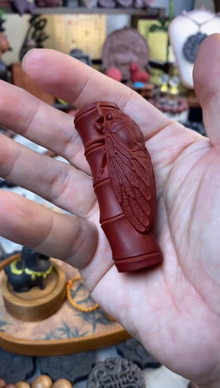 泥塑月**奇馥果香合香摆件