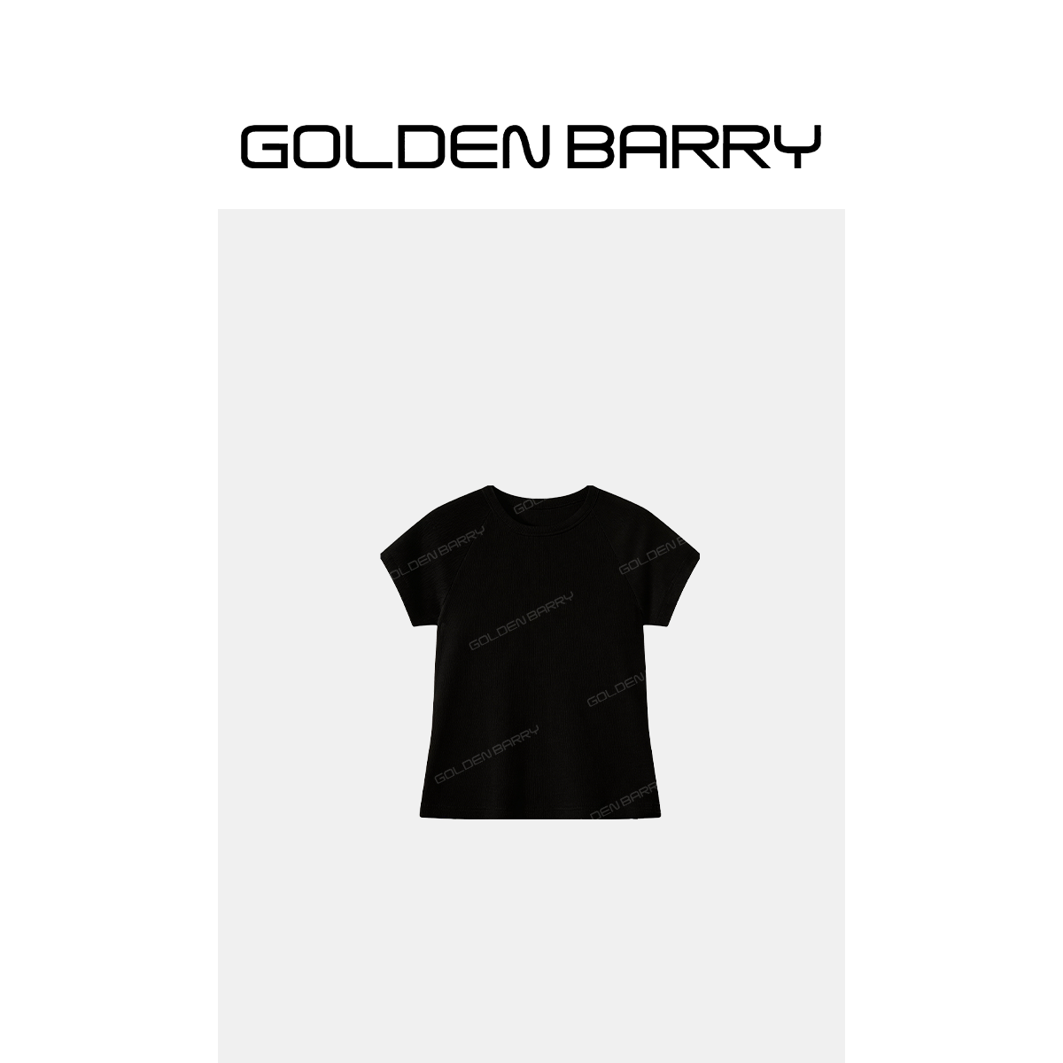 GOLDENBARRY插肩袖修身基础短袖T恤206382